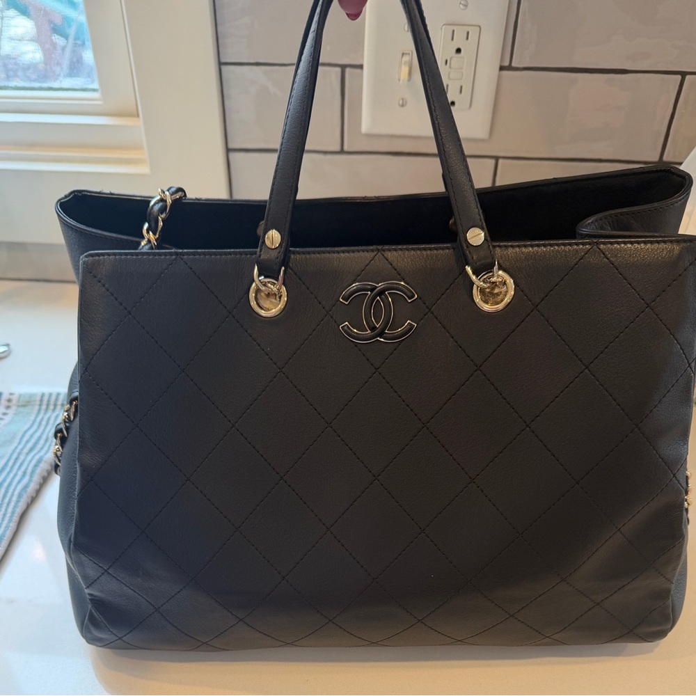 CHANEL Large Shopping Tote Bag